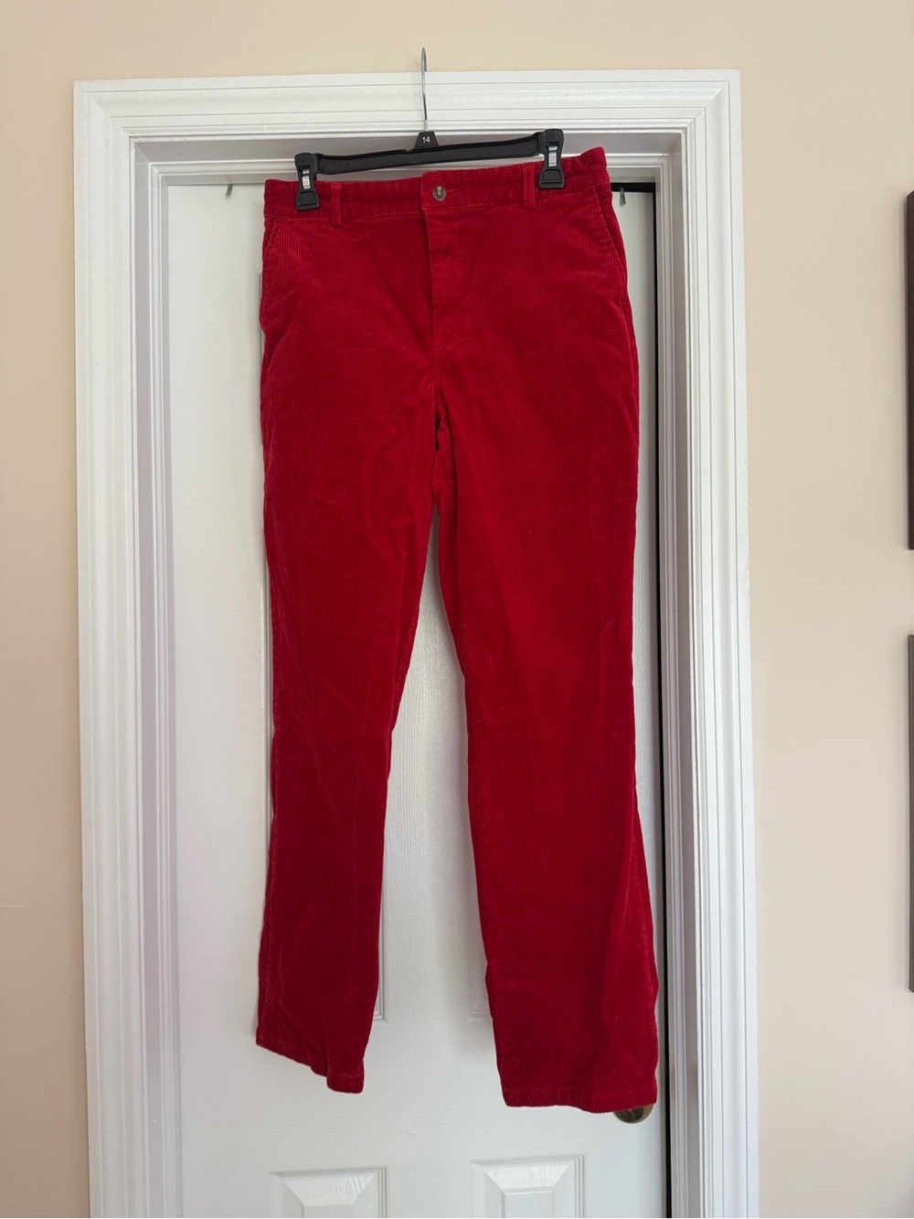 Boys Red polo Corduroy Pants